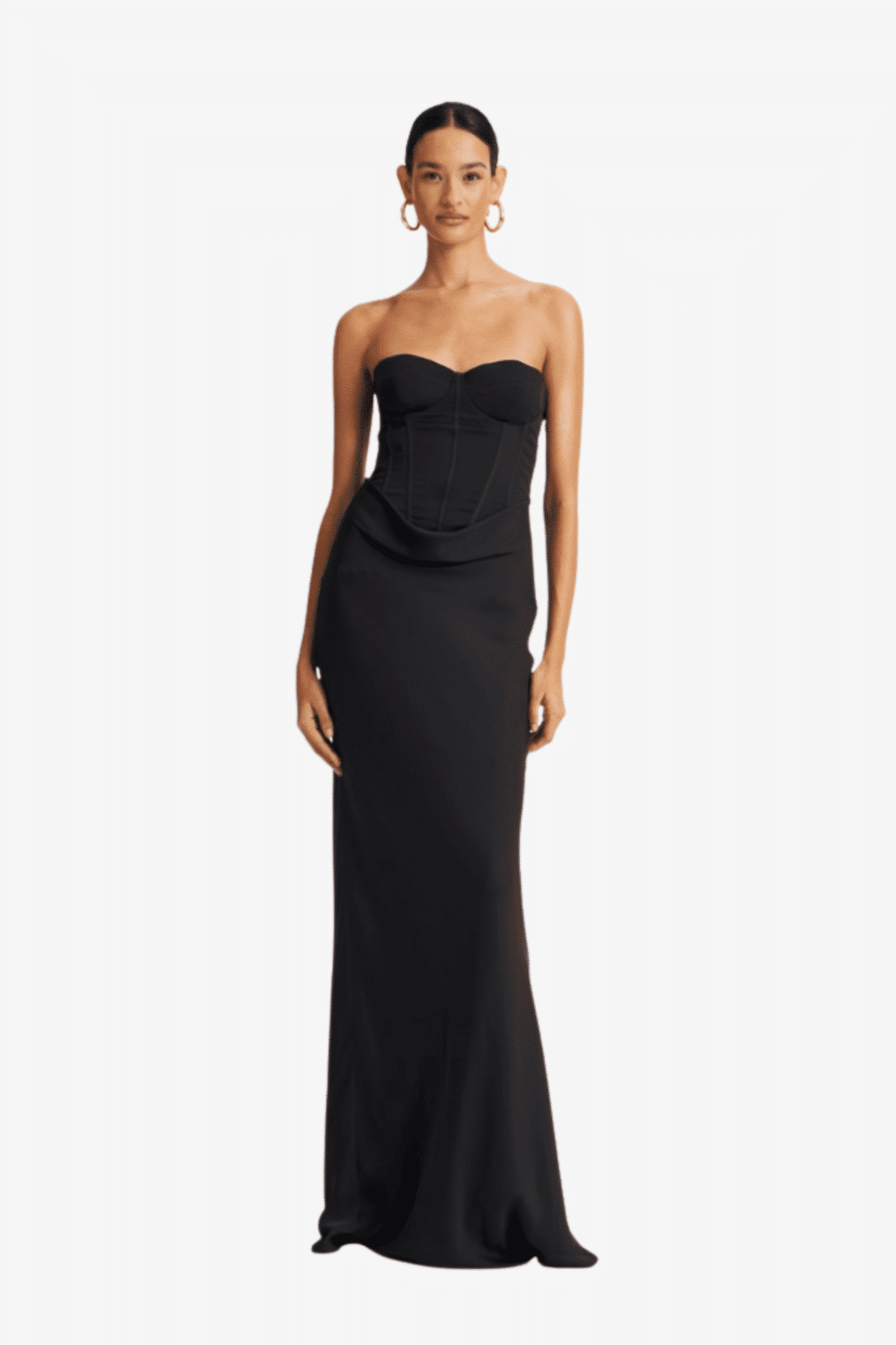 Satin corset maxi dress Rotate – BIGGLES Amsterdam