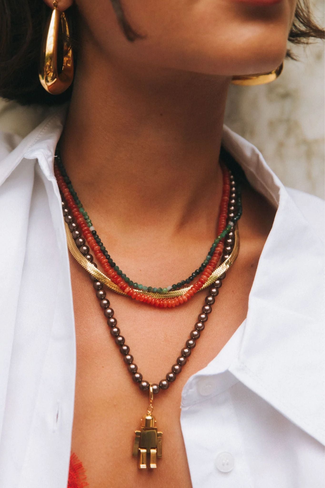Brown Pearl Necklace