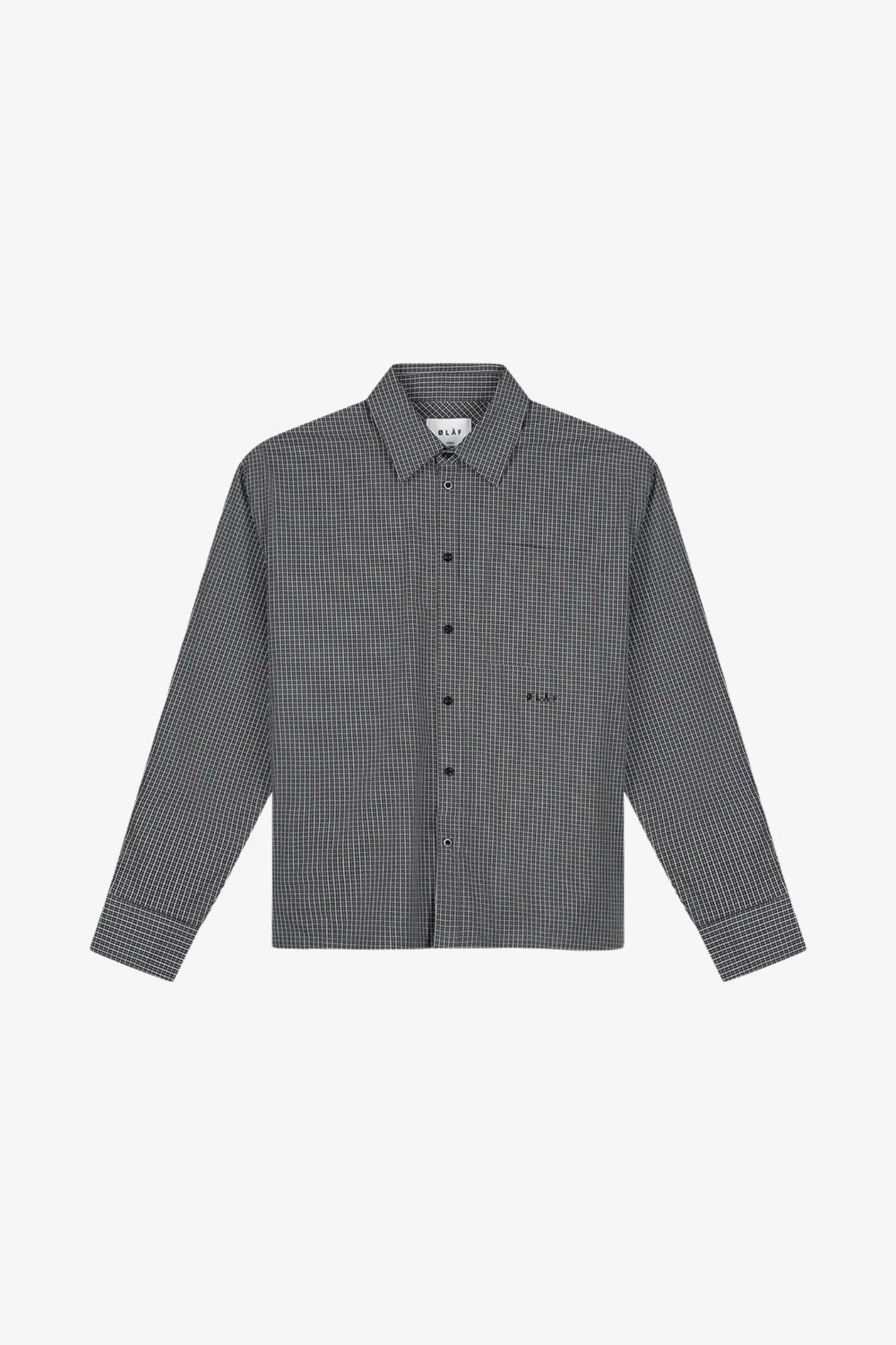 Checked boxy shirt