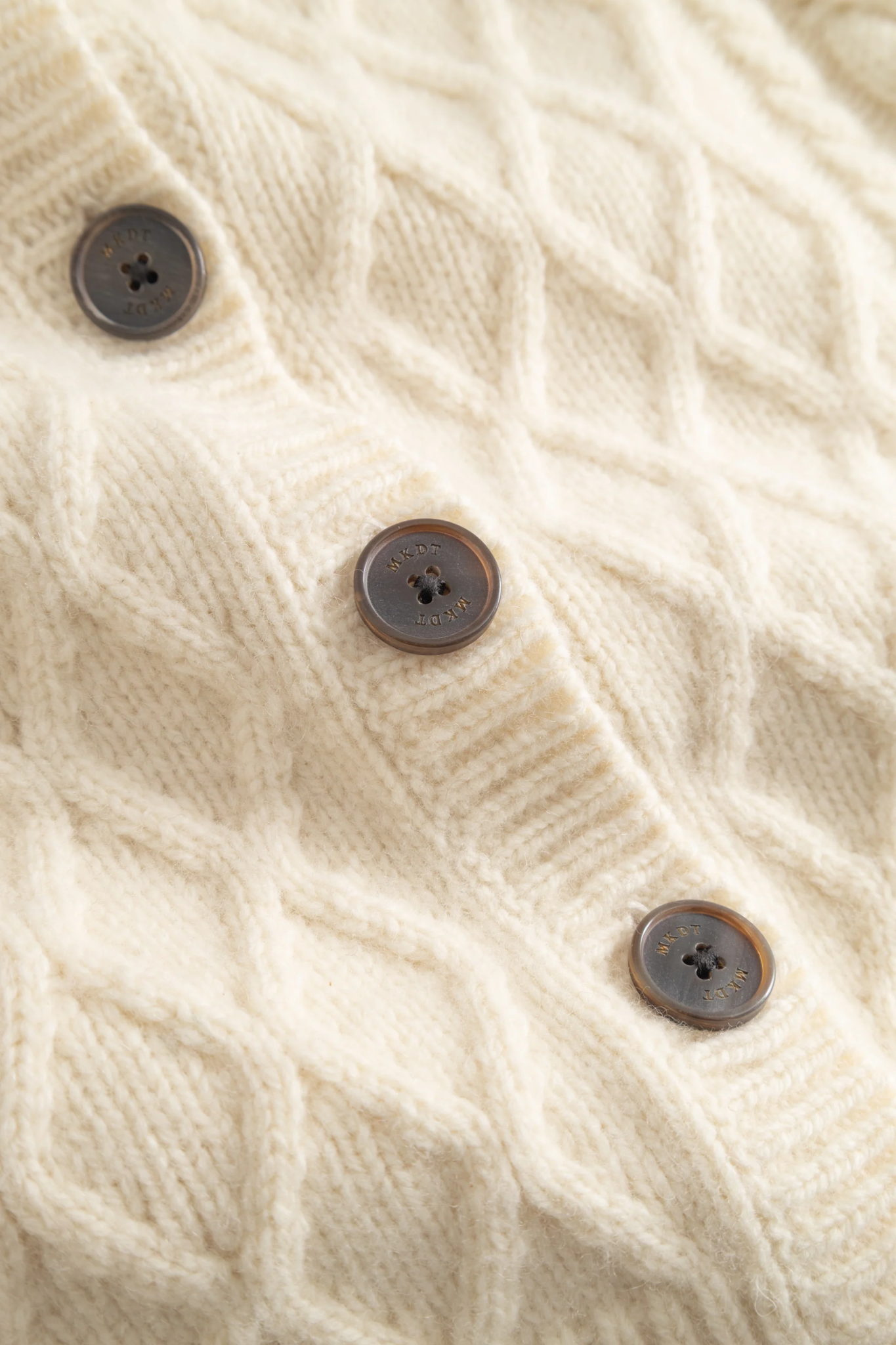 MKDT | Koro raw wool cardigan