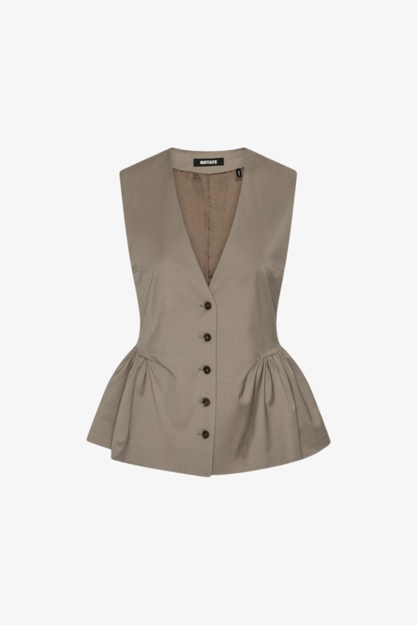 Peplum waistcoat