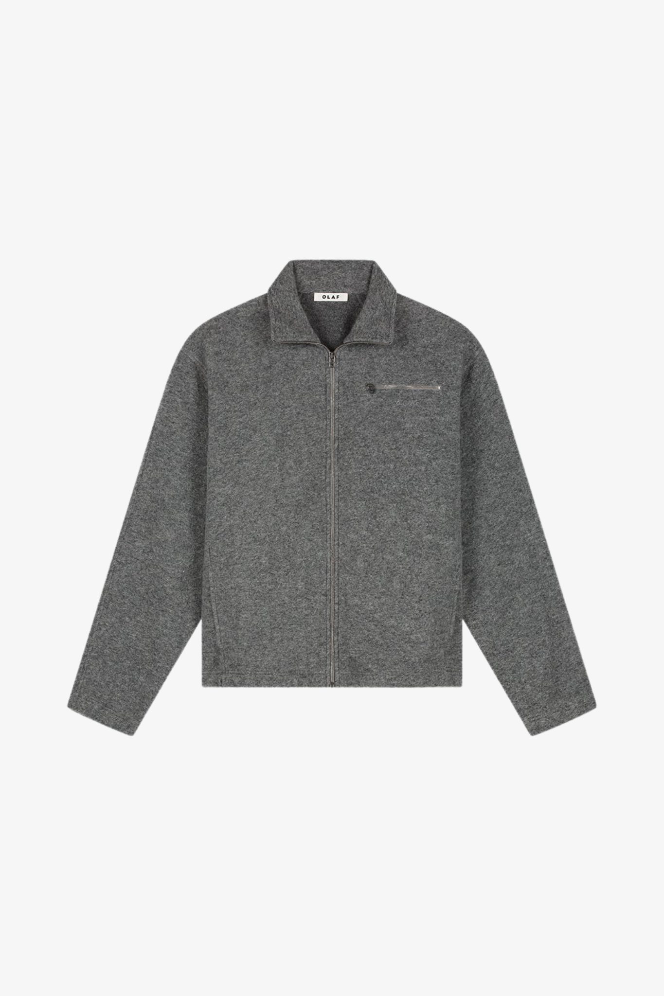 Olaf | Wool fleece zip jacket