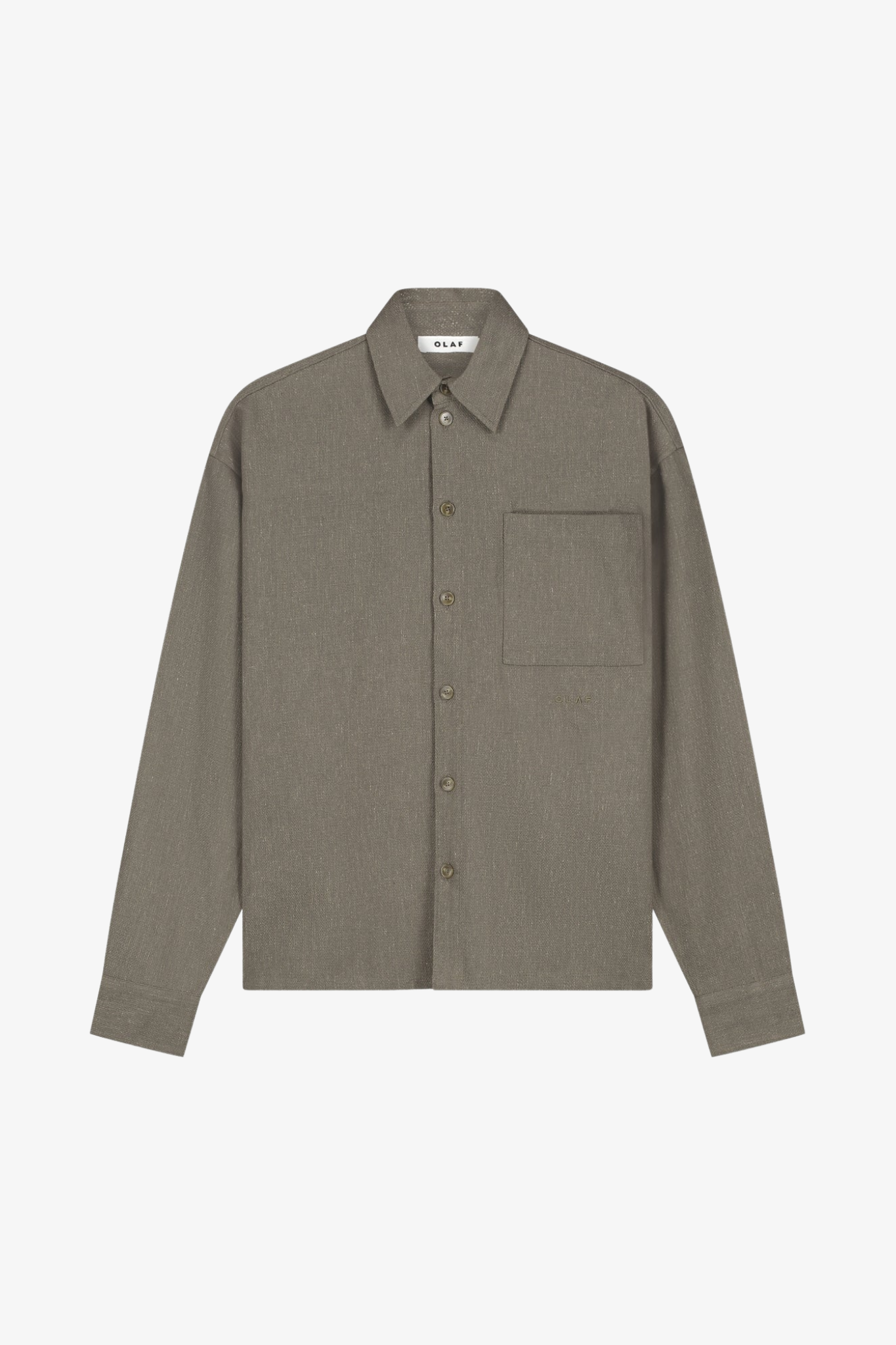 Olaf | Textured boxy shirt