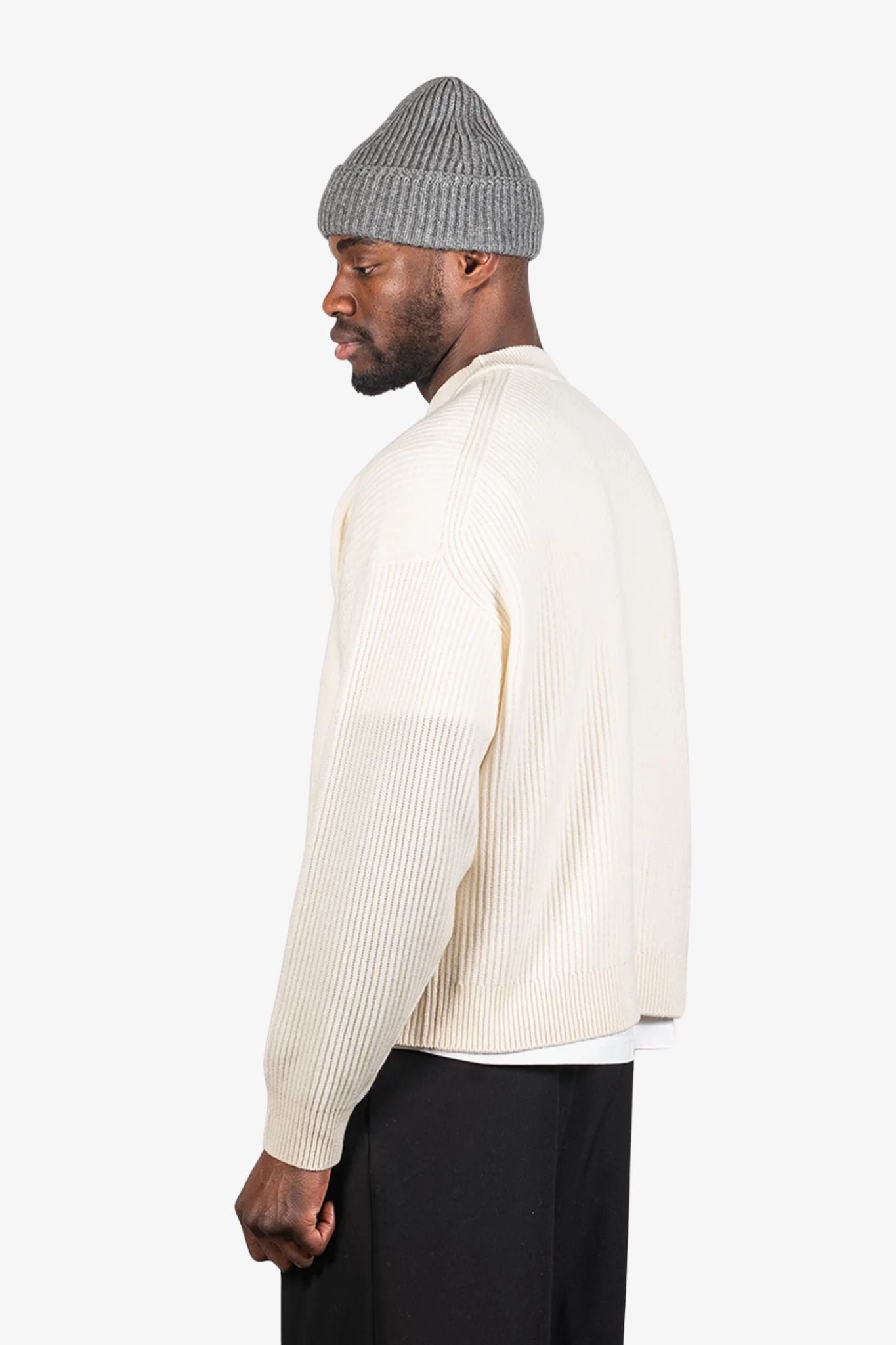 Oversized ribbed sweater