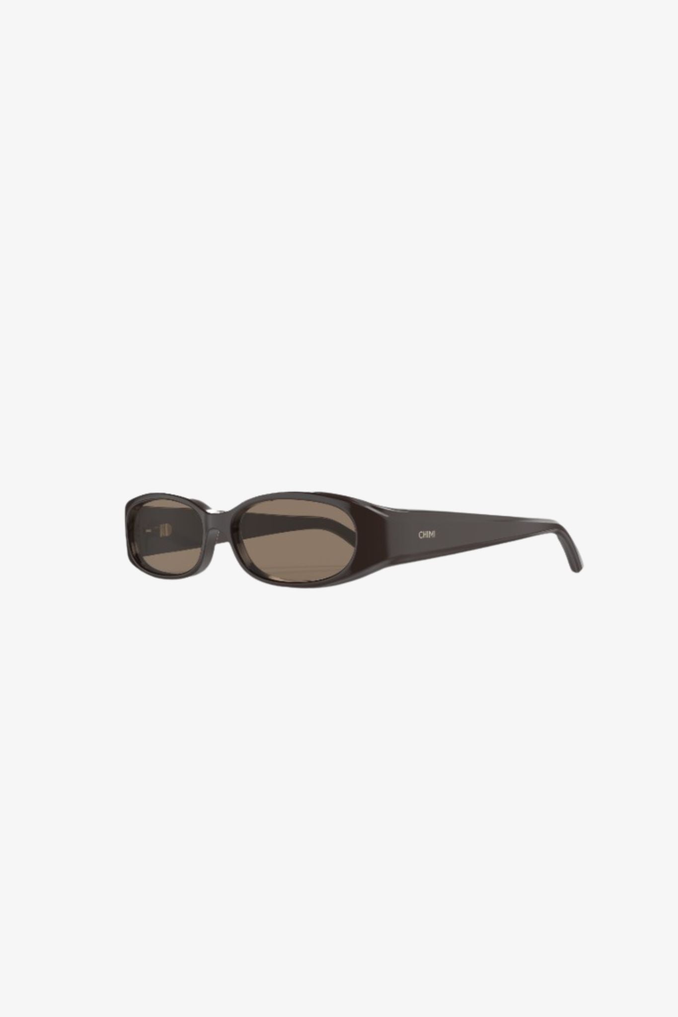 Rectangular oval frame sunglasses
