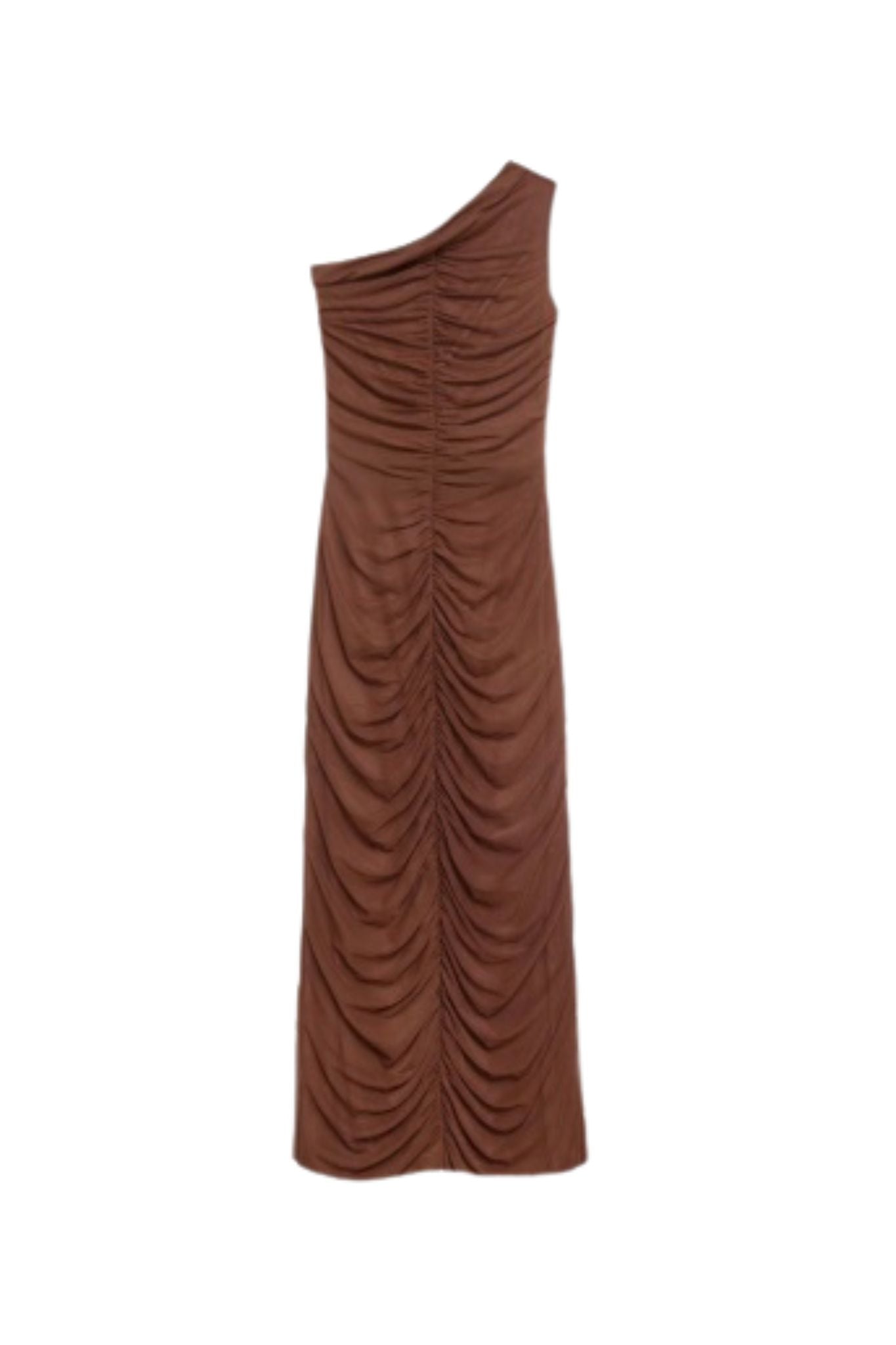 Laagam Arles Brown midi dress