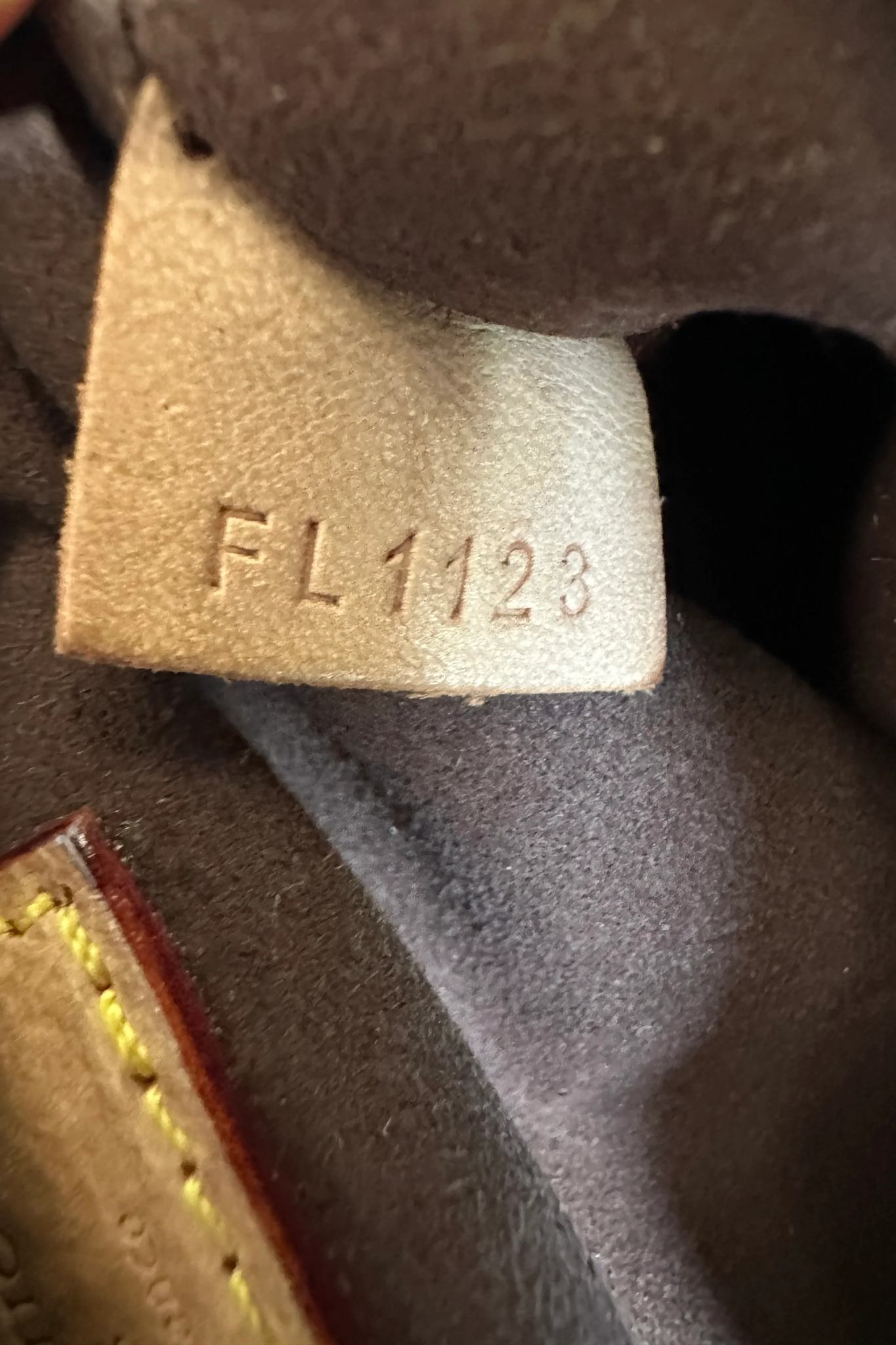 Louis Vuitton rouge monogram Tuffetage Deauville bag