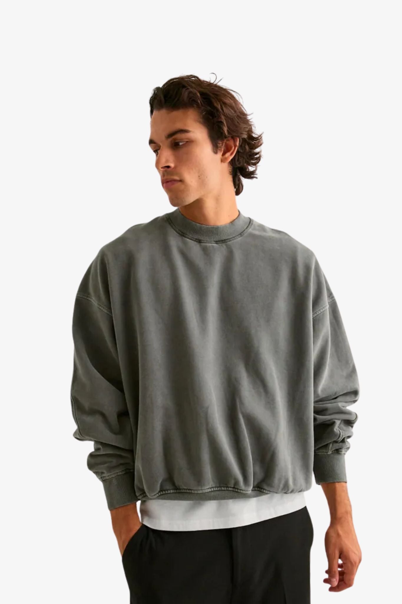 Annarr | Anrhackett raglan crew neck sweat