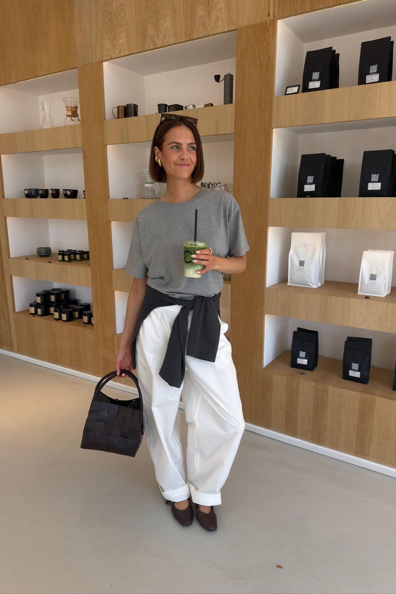 Barrel leg pants