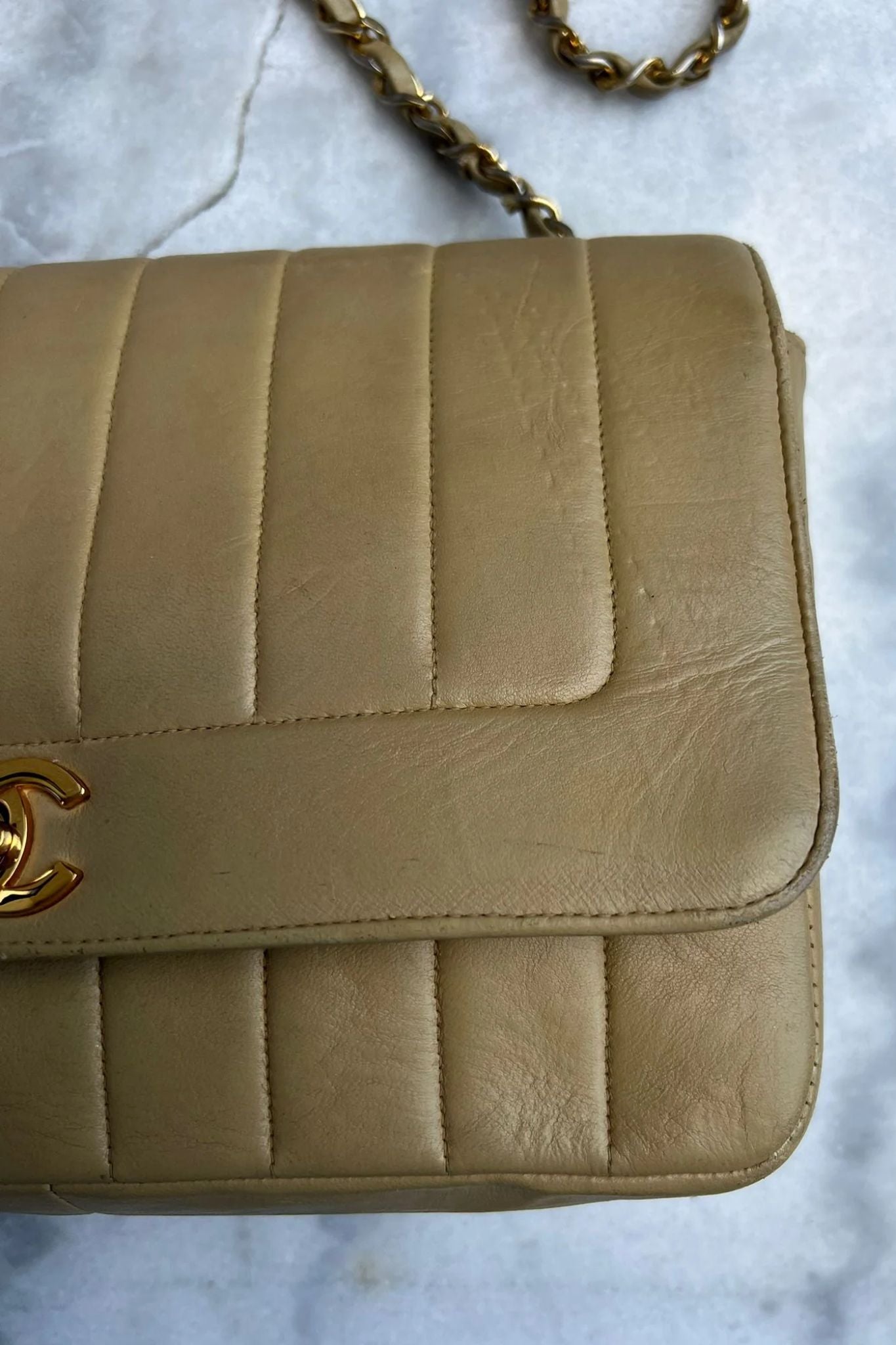 Chanel Vintage Diana single flap