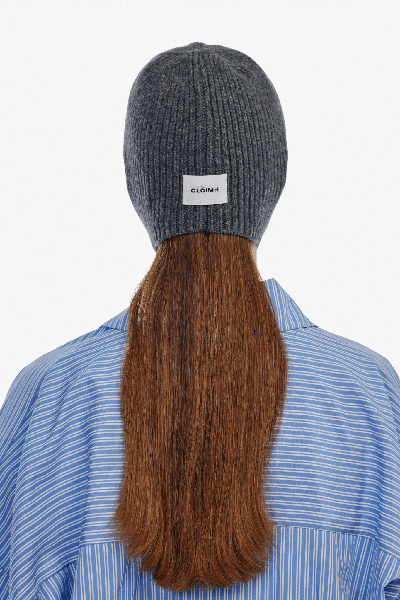 Cloimh | Soft wool tied bonnet | Grijs | One Size | 21563