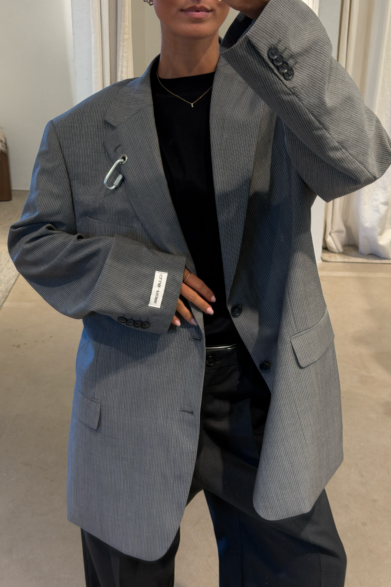Club fiore | Mao piercing blazer