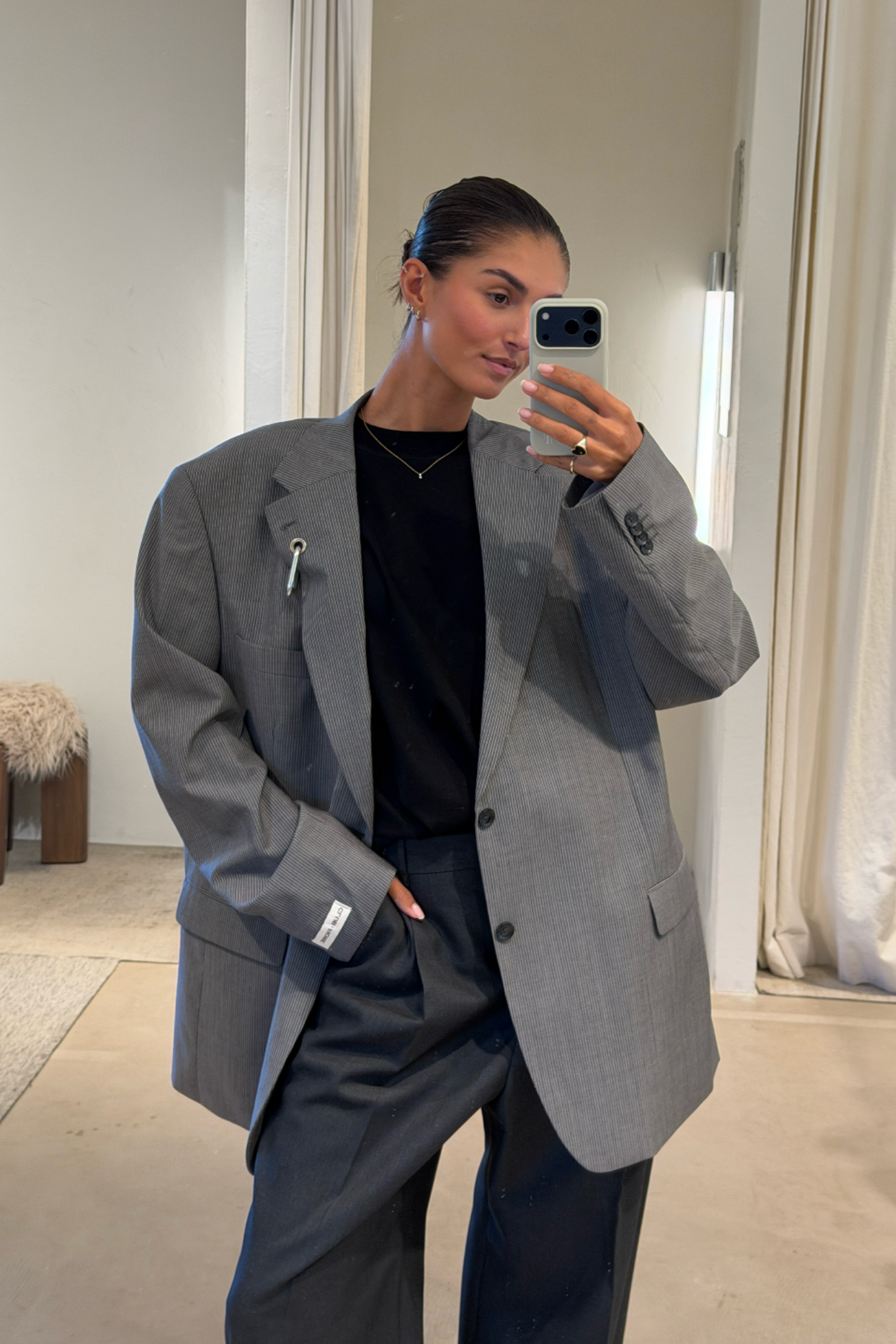 Club fiore | Mao piercing blazer