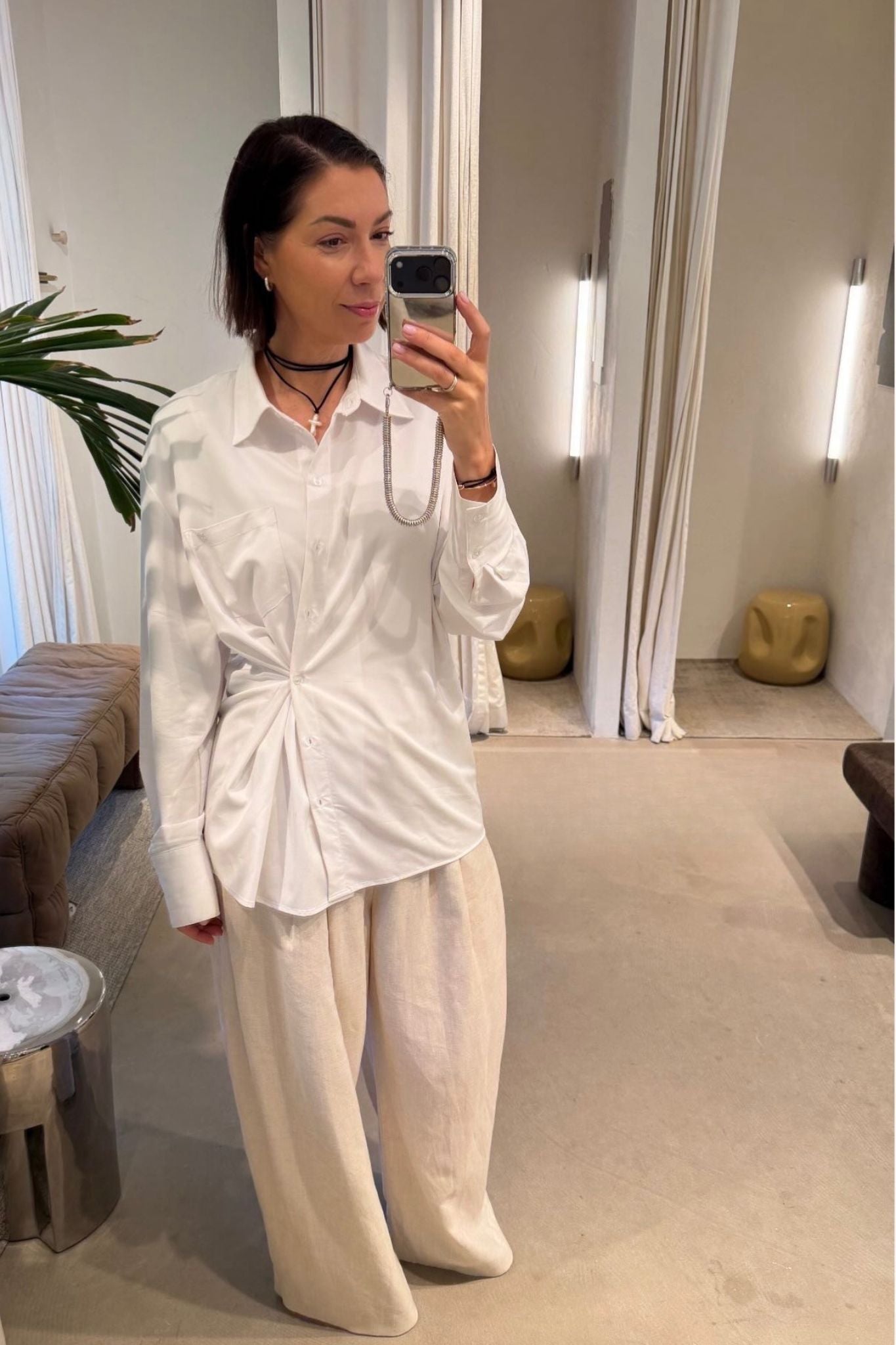 Drapey asymmetrie shirt