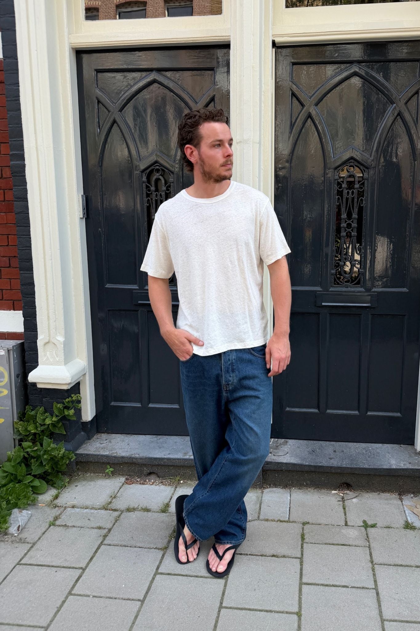 Essential Cotton Linen Tee