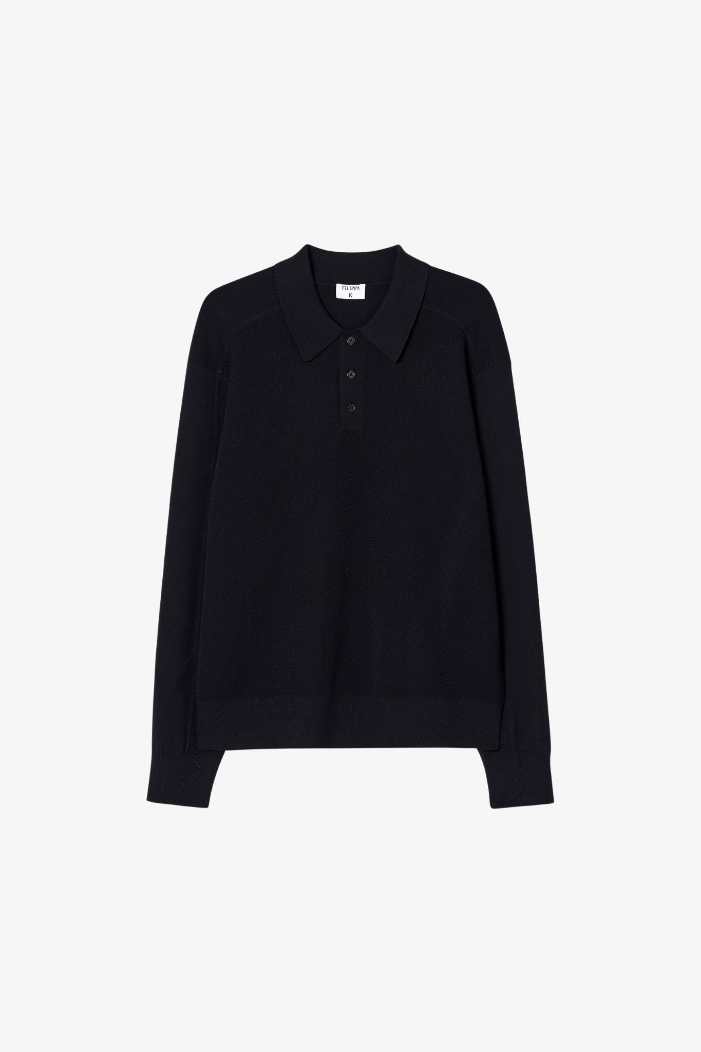 Filippa K | Textured knit polo shirt