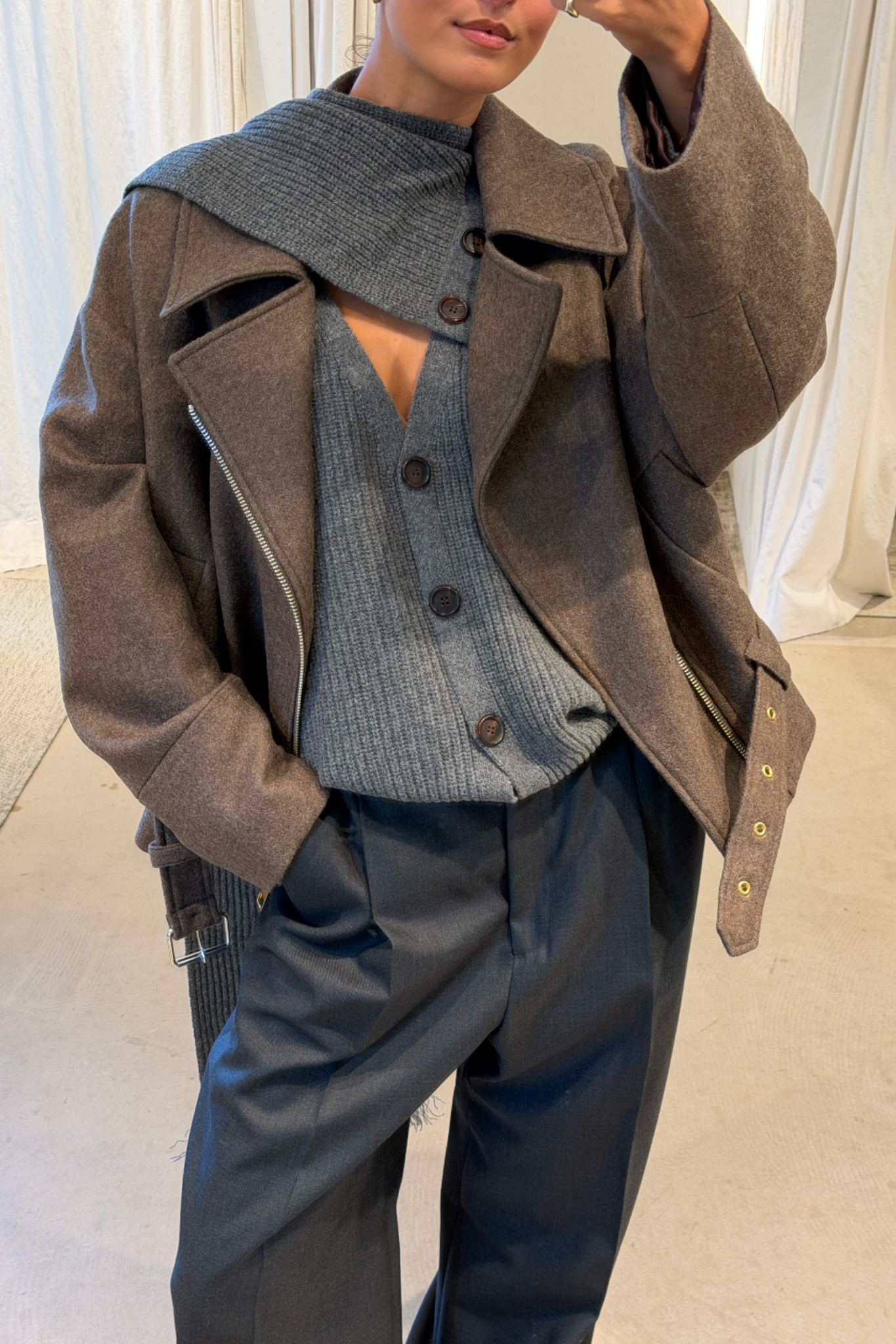 Frenken | Biker oversized jacket