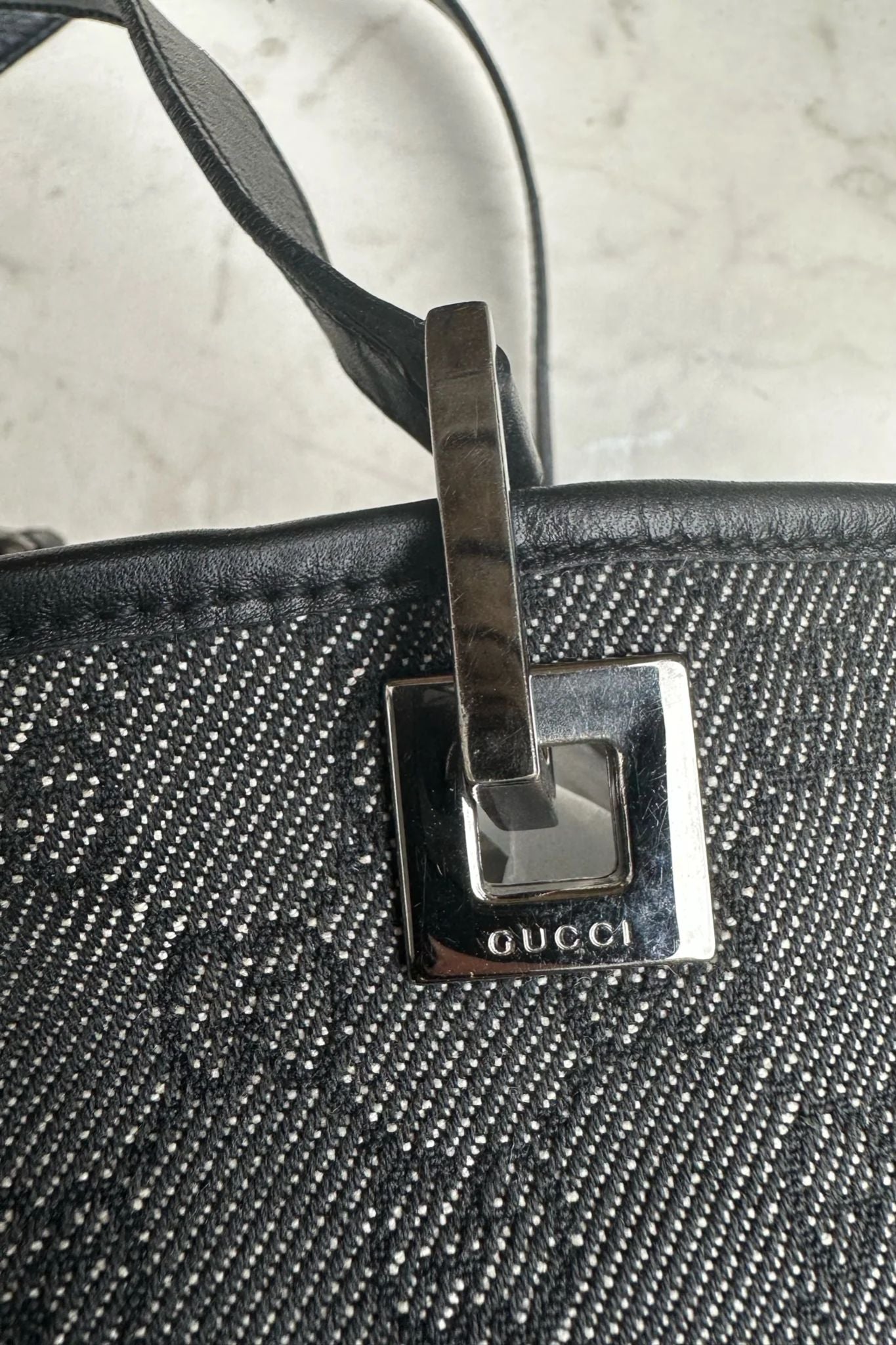 Gucci Grey canvas bag