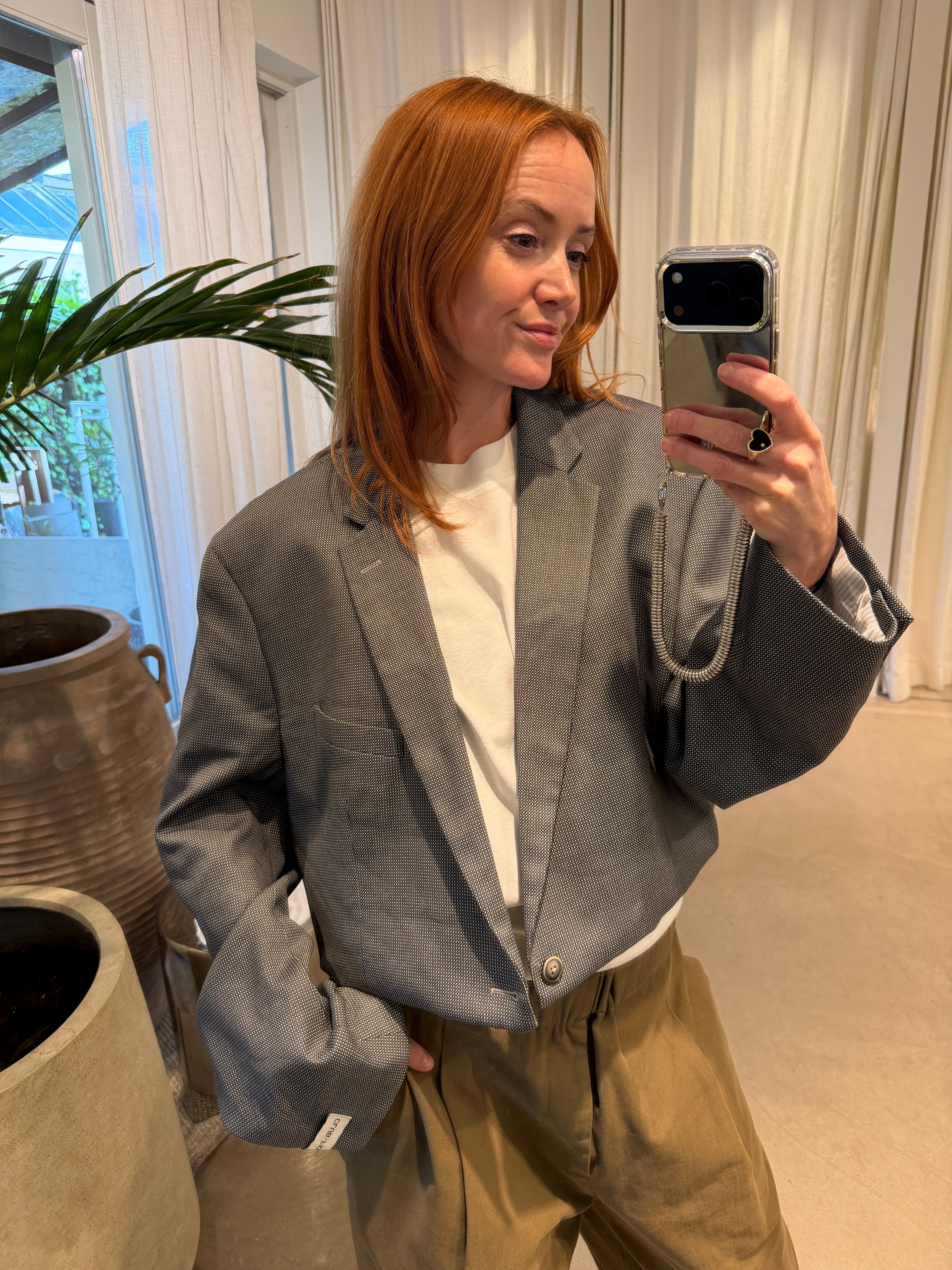 Vintage Cropped blazer