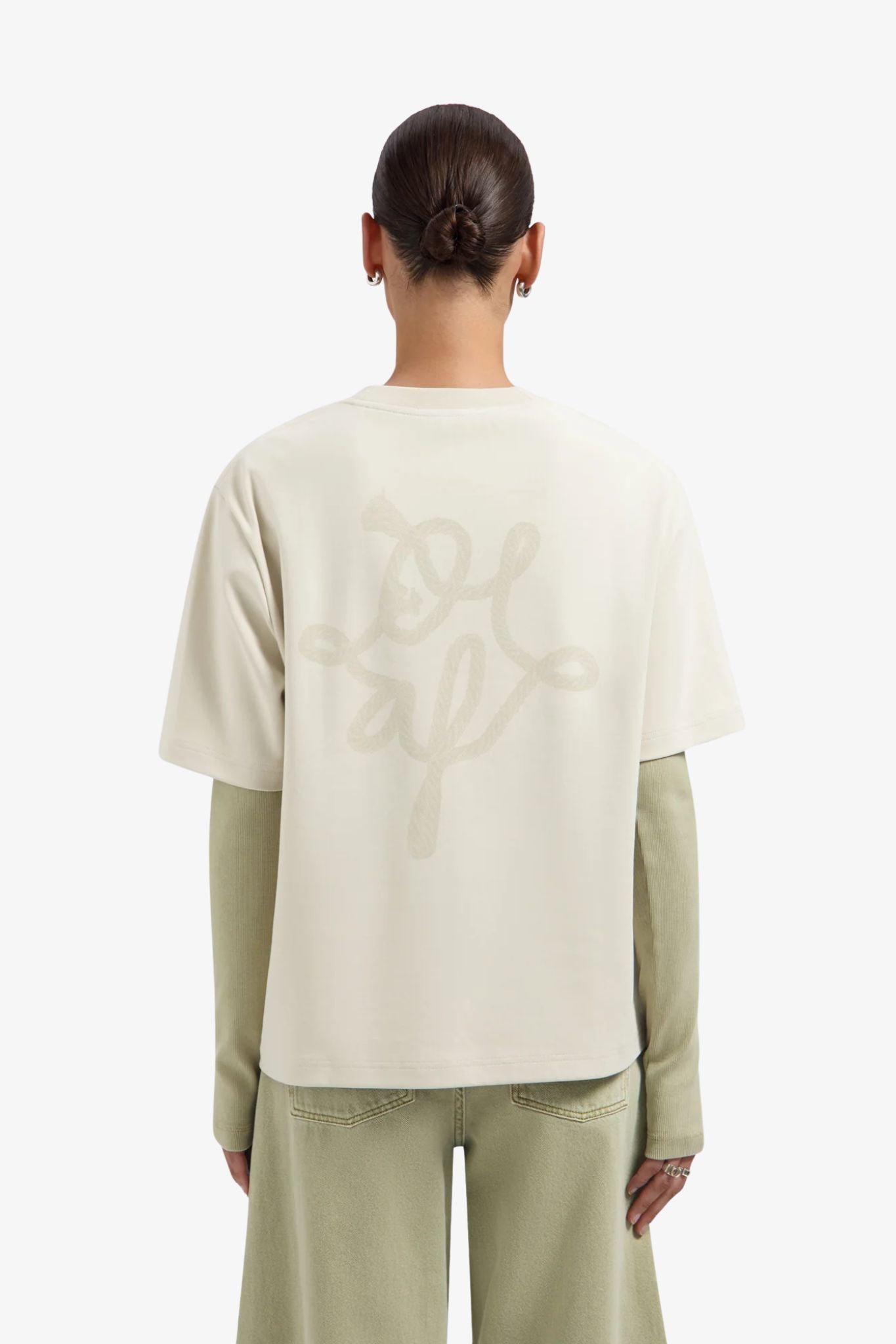 Lasso monogram oversized tee