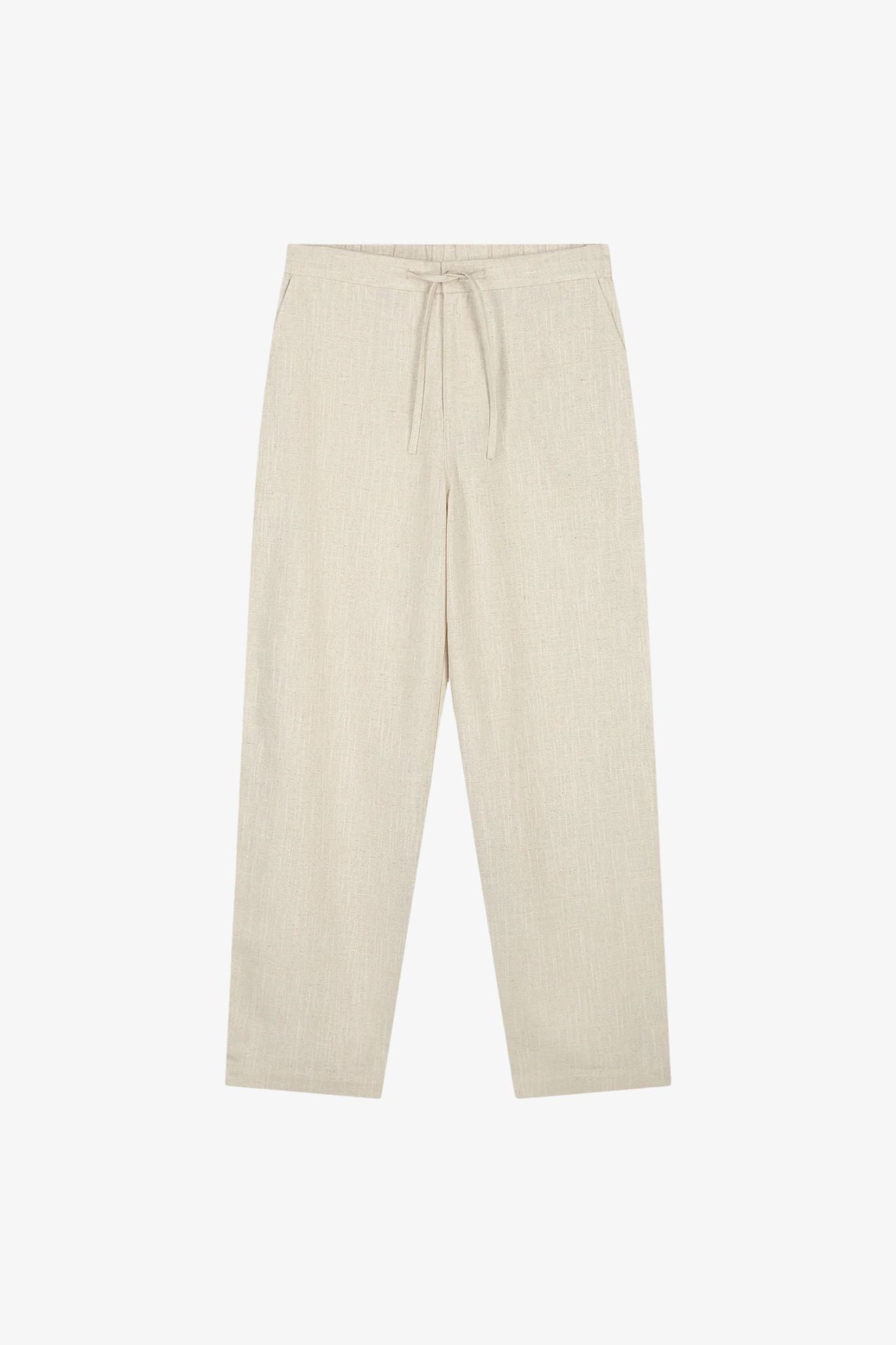 Linen barrel leg pants