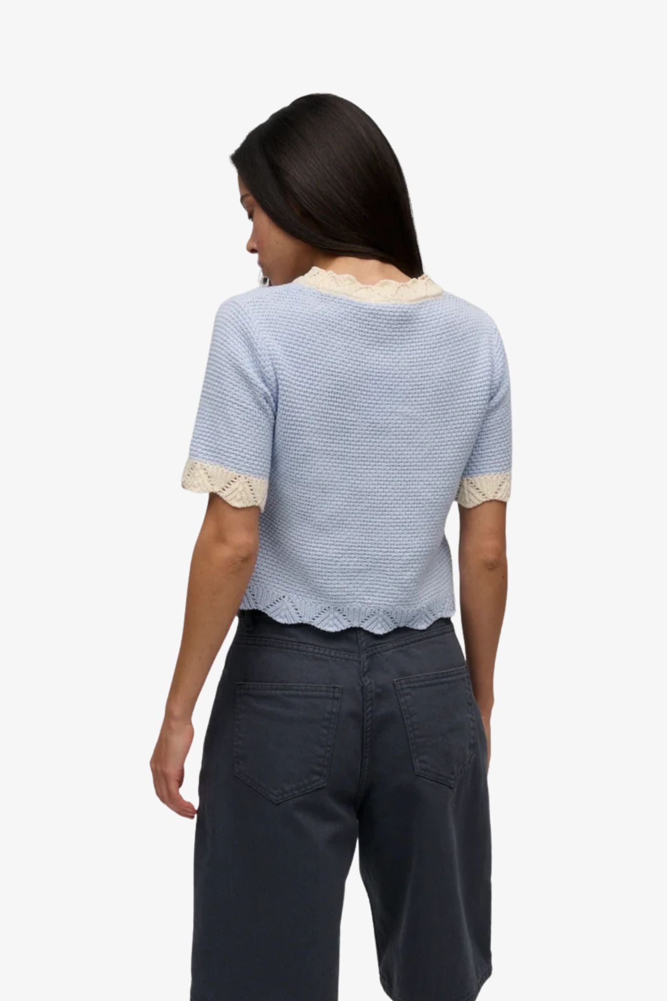 Milky knitted top