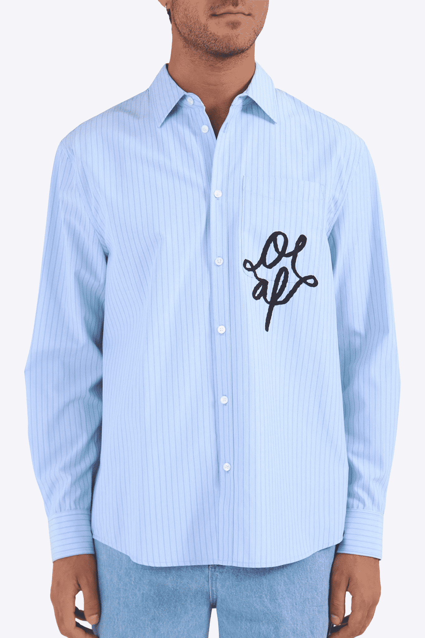 Olaf | Striped relaxed shirt | 21490