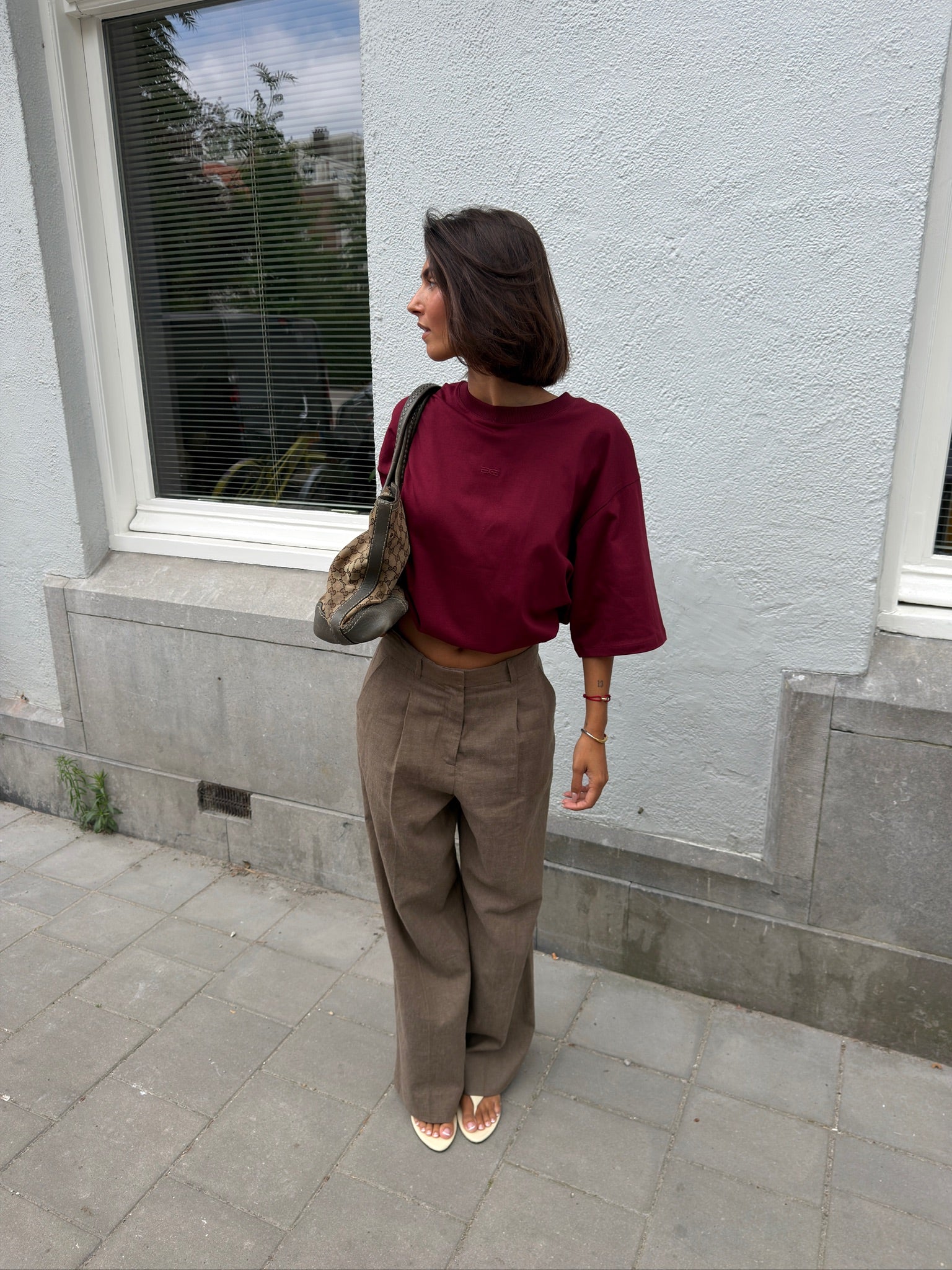 Olaf | Linen tailored trousers