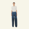 Rotate | Coated Wide Leg Jeans | 20266