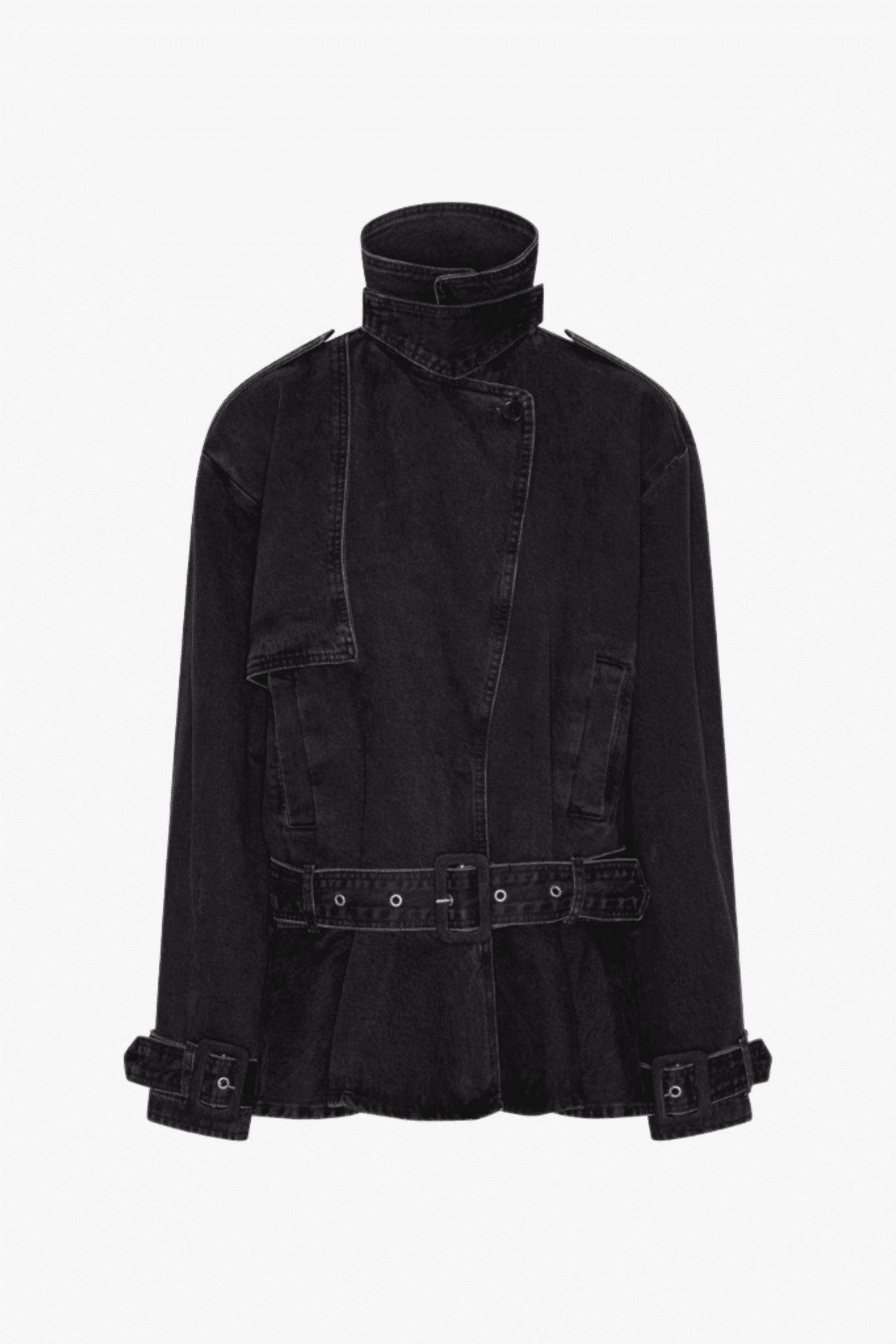 Rotate | Denim biker jacket | 21857