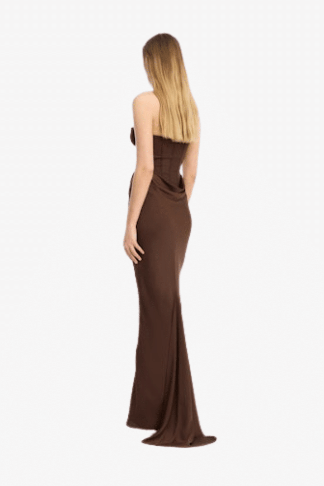 Rotate Satin corset maxi dress | 21916