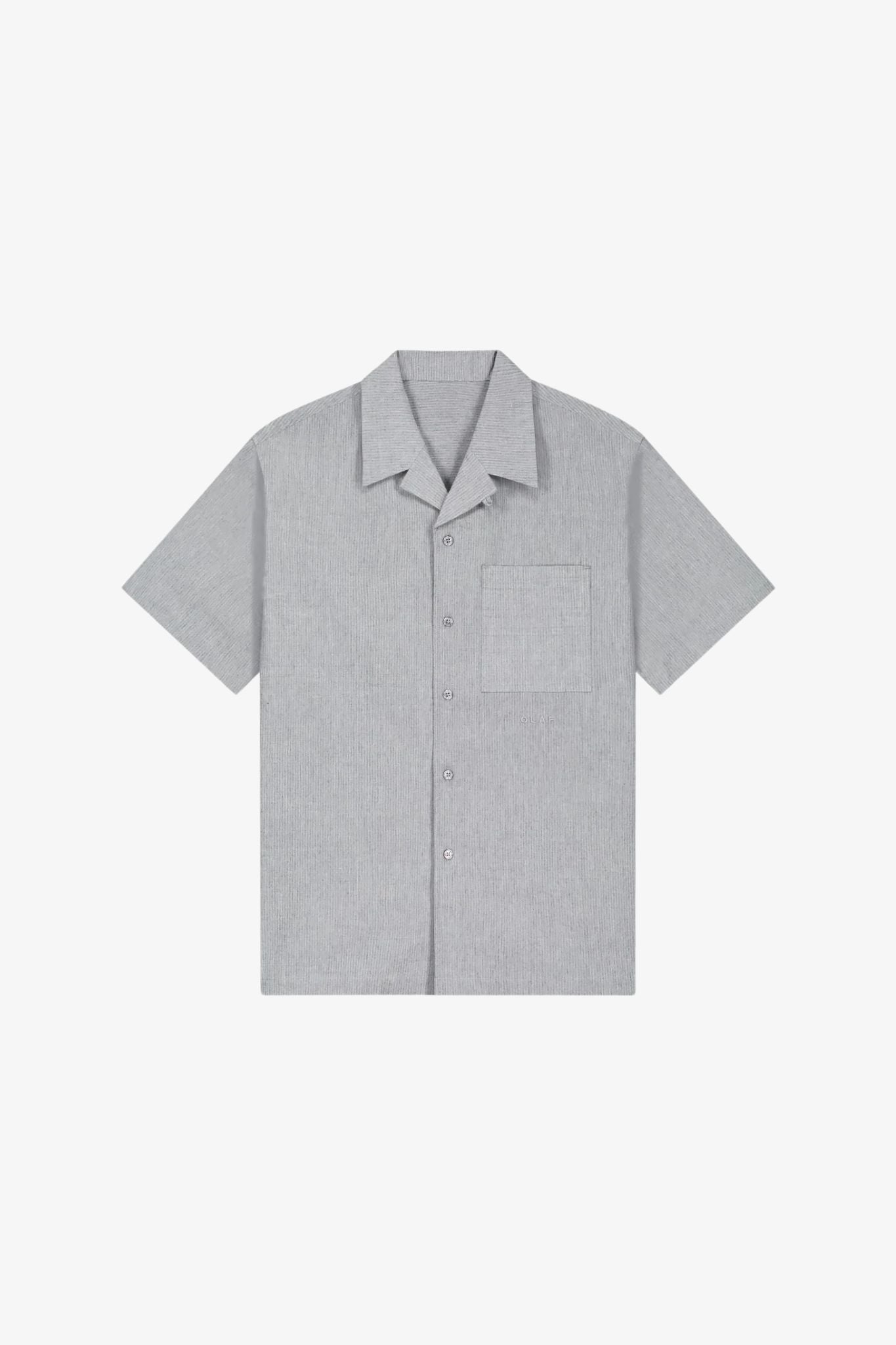 Seersucker camp shirt