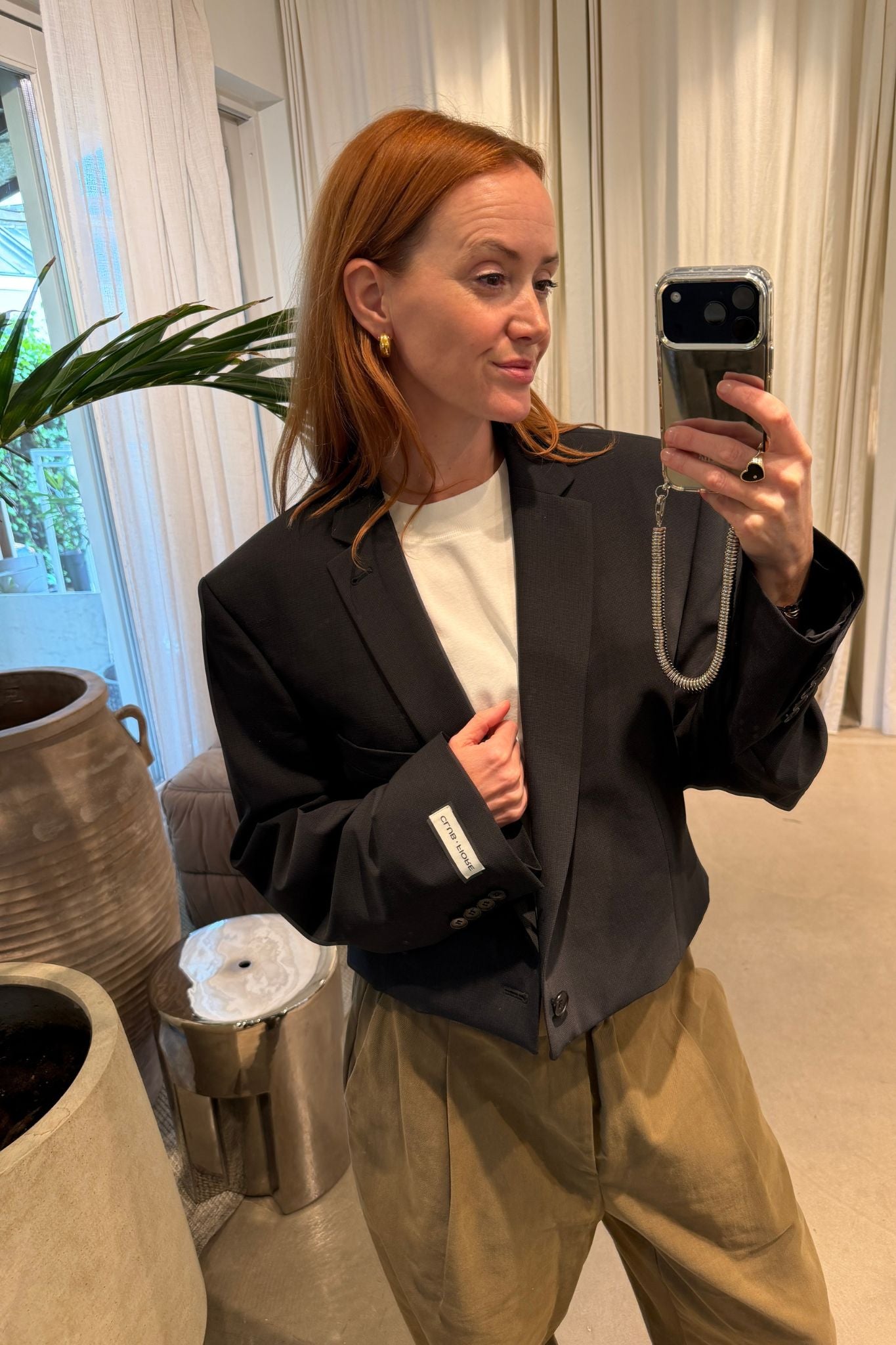 Vintage Cropped blazer