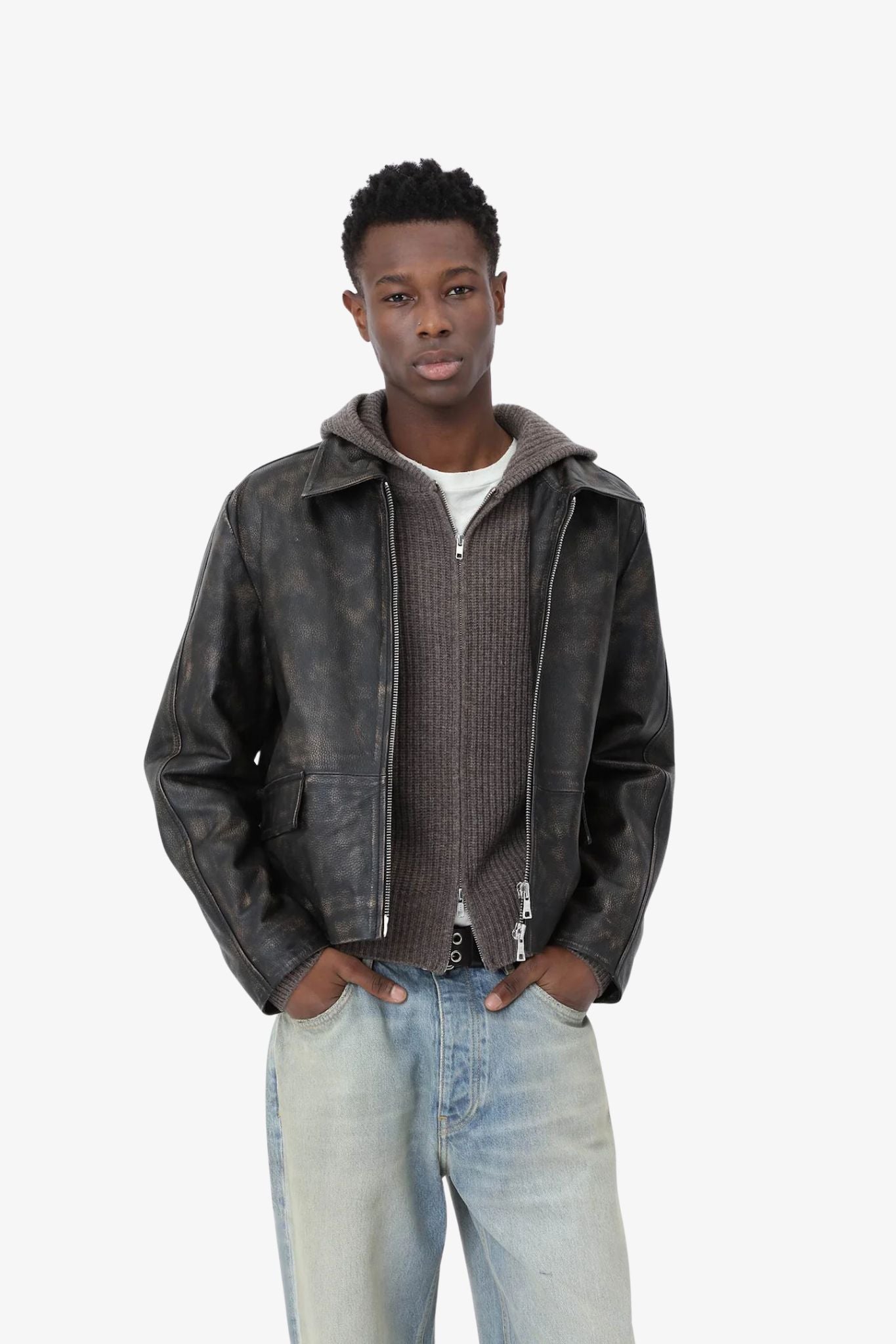 Won Hundred | Denzel leather jacket