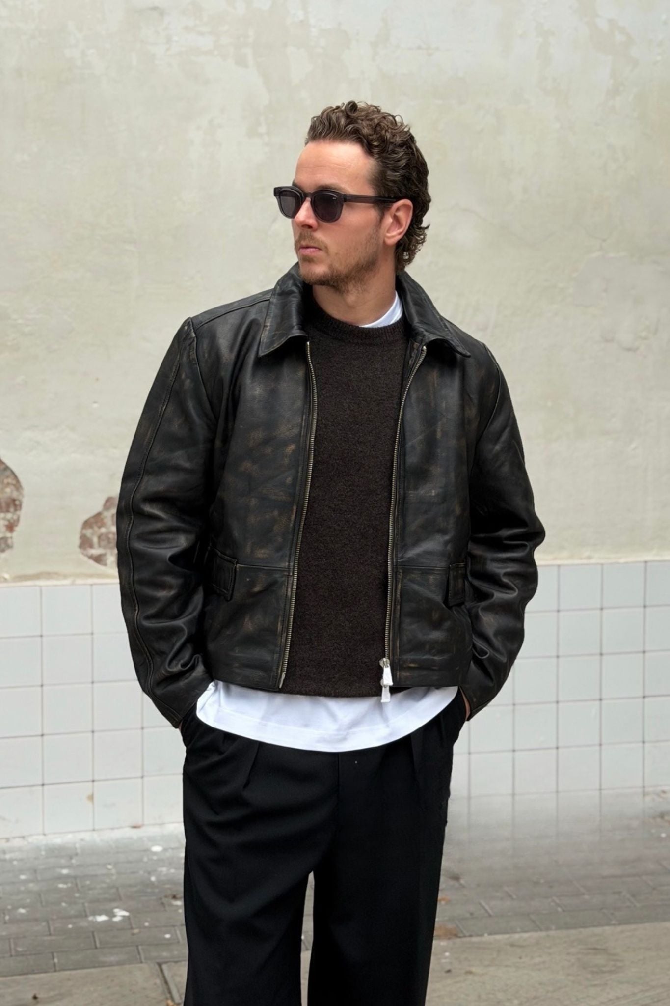 Won Hundred | Denzel leather jacket